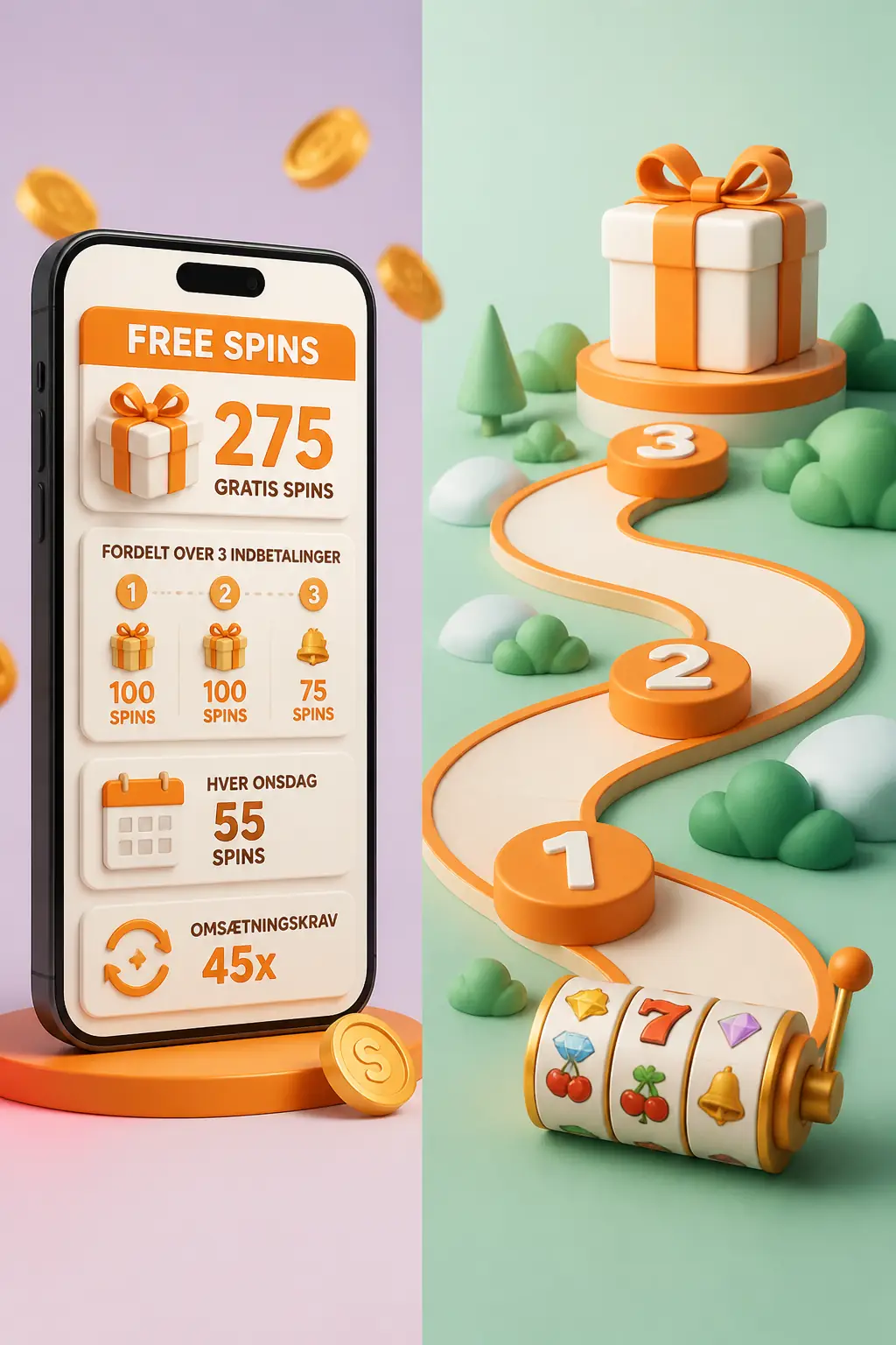 Hugo Casino Free Spins til danske spillere visual guide for Hugo Casino